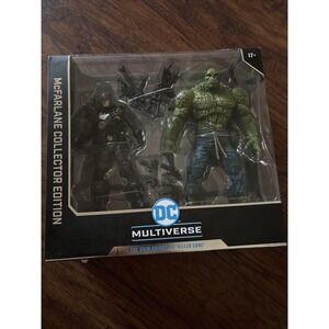Mcfarlane DC Multiverse Grim Knight vs Killer Croc/Collectors Edition. New
